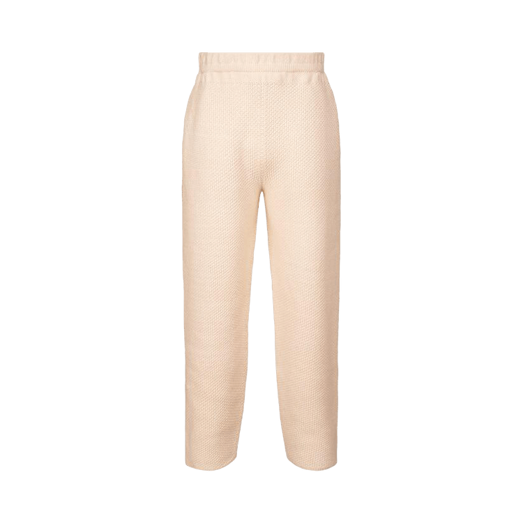 Homme Plissé Issey Miyake Rustic Knit Pants "Light Pink"