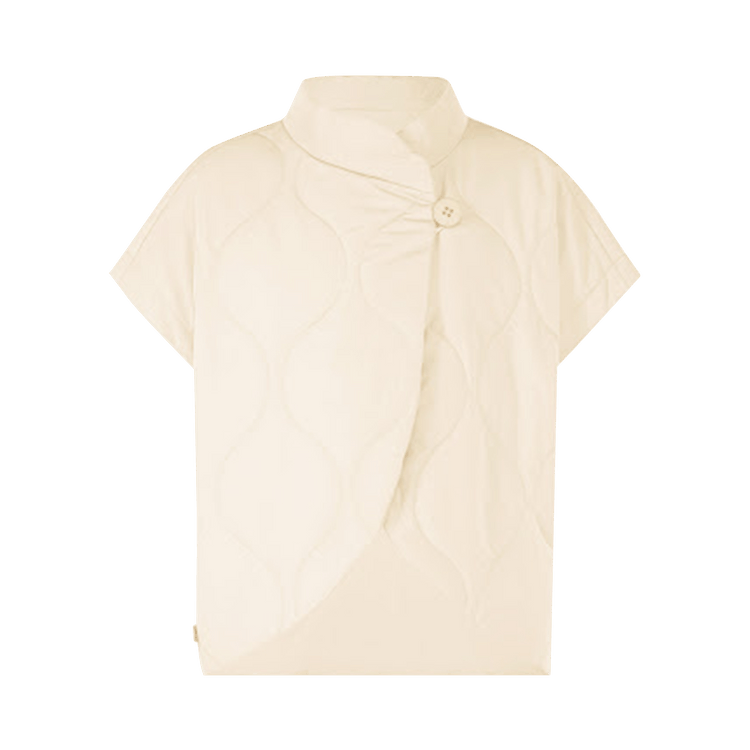 Pleats Please Issey Miyake Asteroid Coat "Off White"