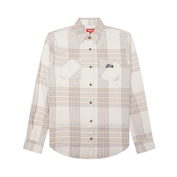 Icecream Snow White Long-Sleeve Shirt "Plaid"