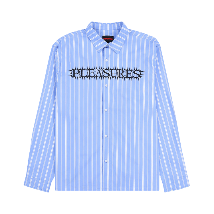 Pleasures Fetch Long-Sleeve Shirt "Blue"