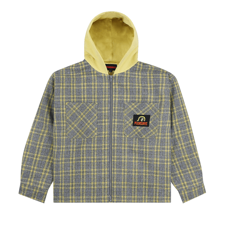 Pleasures Wolf Hooded Overshirt "Grey"