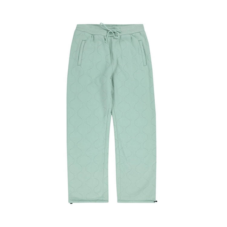 Pleasures Wave Quilted Easy Pants "Matcha"