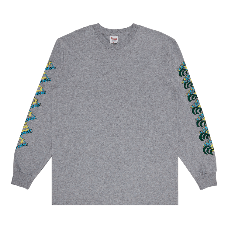 Supreme Strawberries Long-Sleeve Tee "Heather Grey"