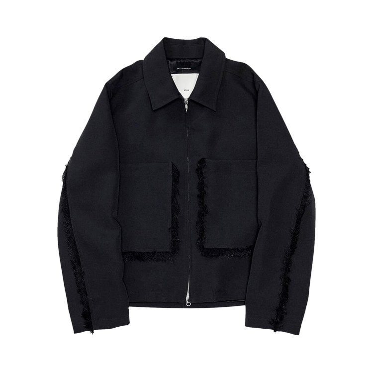 Song for the Mute Crop Patch Pocket Jacket "Black"