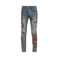 Amiri CNY Snake Skinny Jean "Antique Indigo"