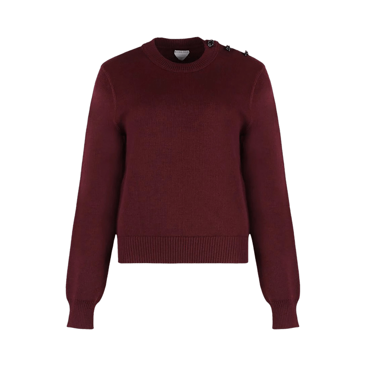 Bottega Veneta Knot Sweater "Dark Garnet"