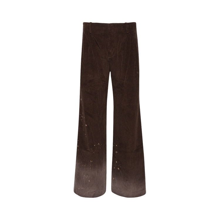 Enfants Riches Déprimés Corduroy Wide Leg Flare Trousers "Shopping Bag"