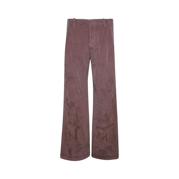 Enfants Riches Déprimés Corduroy Wide Leg Flare Trousers "Burlwood"
