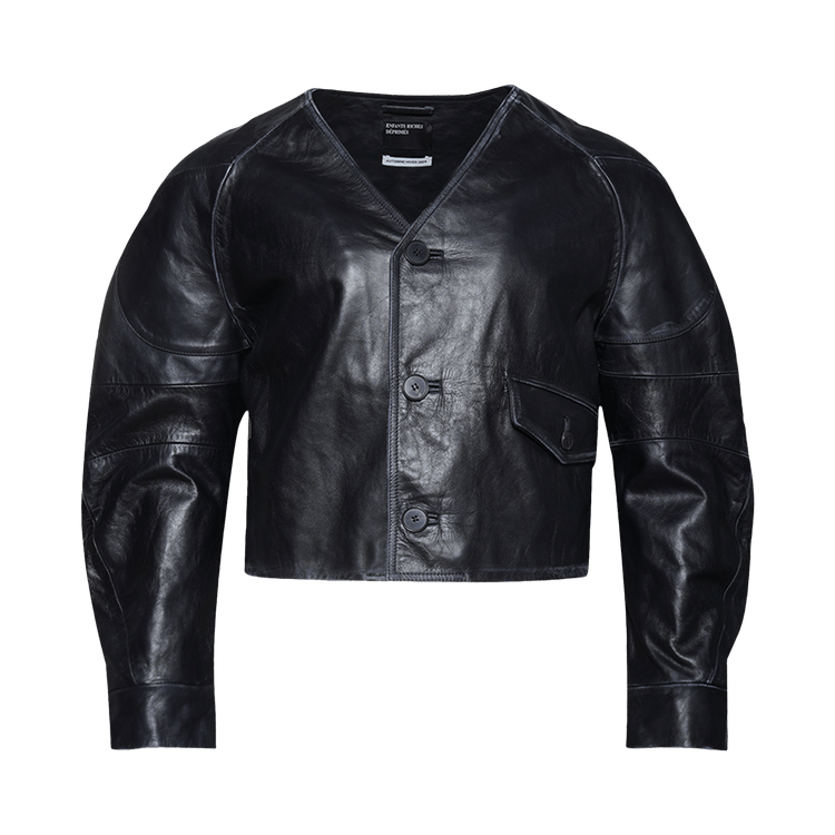 Enfants Riches Déprimés Harness French Edition Leather Jacket "Petrol"