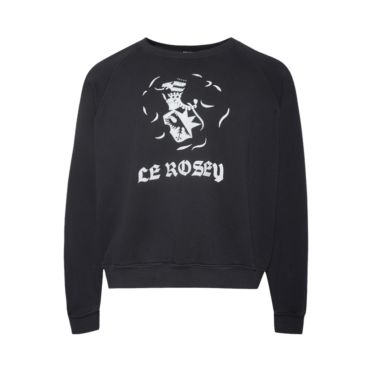 Enfants Riches Déprimés Le Rosey Raglan Sweatshirt "Faded Black"
