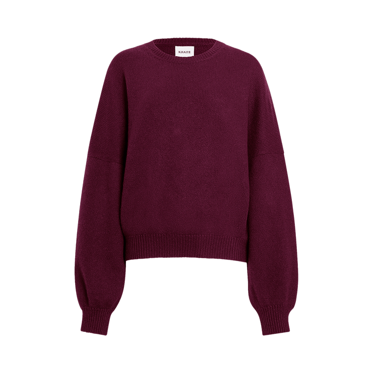 Khaite Margaux Sweater "Eggplant"