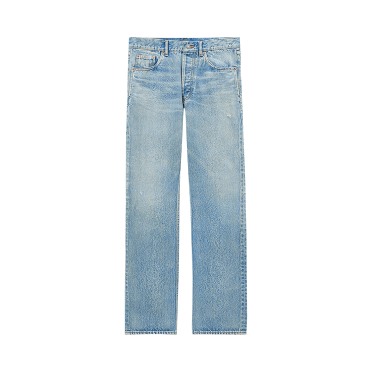 Saint Laurent Loose Straight Jeans "Blue Beat"