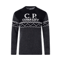 C.P. Company Chenille Jacquard Knitted Jumper "Black"