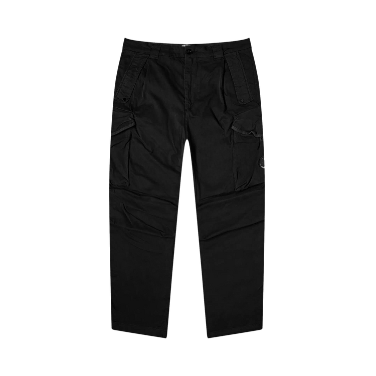 C.P. Company Stretch Sateen Pants Loose Fit "Black"