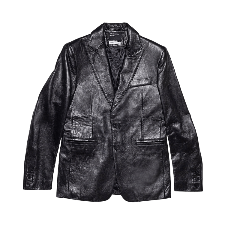 Enfants Riches Déprimés Perfect Junkie Leather Blazer "Black"