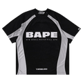 BAPE Solid Camo Jacquard Multilogo Relaxed Fit Football Jersey "Black"