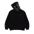 BAPE Shark Logo Relaxed Fit Pullover Hoodie "Black"