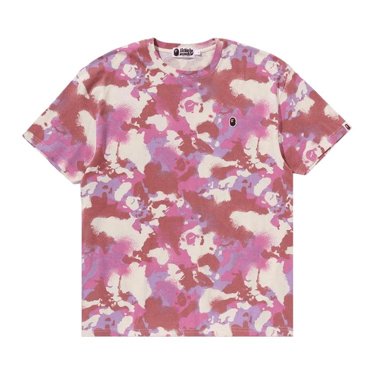 BAPE Map Camo Oversized Tee "Pink"