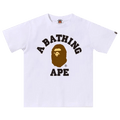 BAPE Kids College Tee "White"