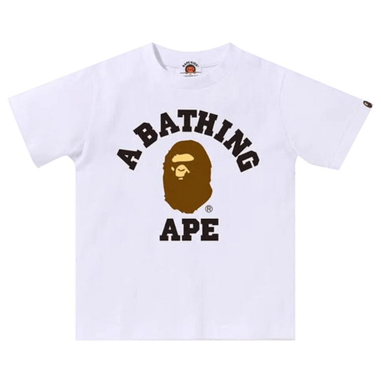 BAPE Kids College Tee "White"