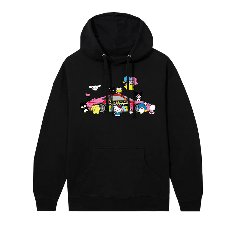 Anti Social Social Club x Hello Kitty Racing Hoodie "Black"