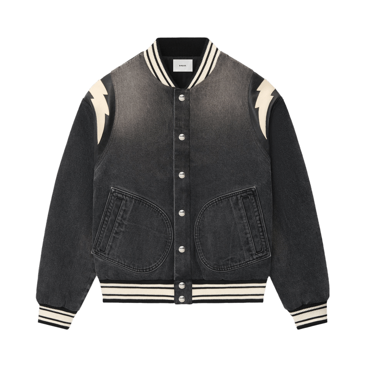 Rhude Denim Lightning Bomber "Black"