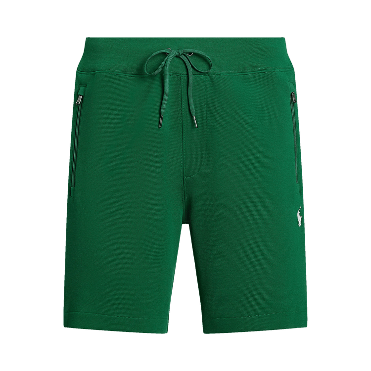 Polo Ralph Lauren Mesh Double Knit Shorts "Tennis Green/Red"