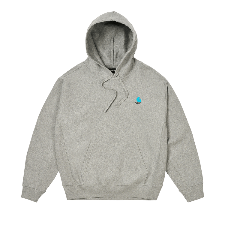 Palace x Carhartt WIP Hood "Heather Grey"