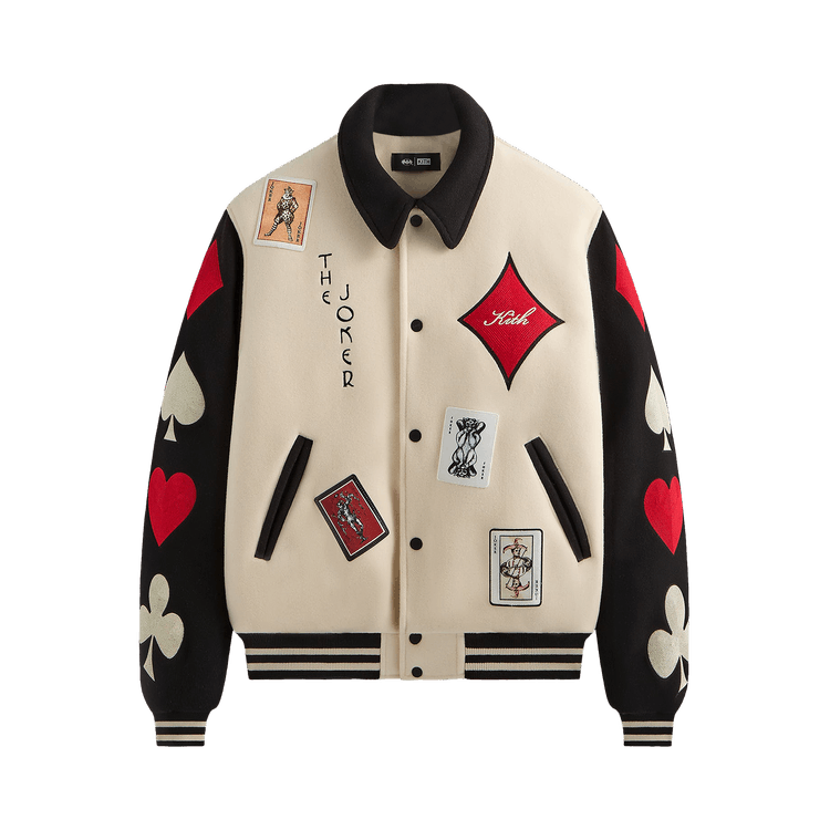 Kith x Batman Joker Wool Coaches Jacket "Sandrift"