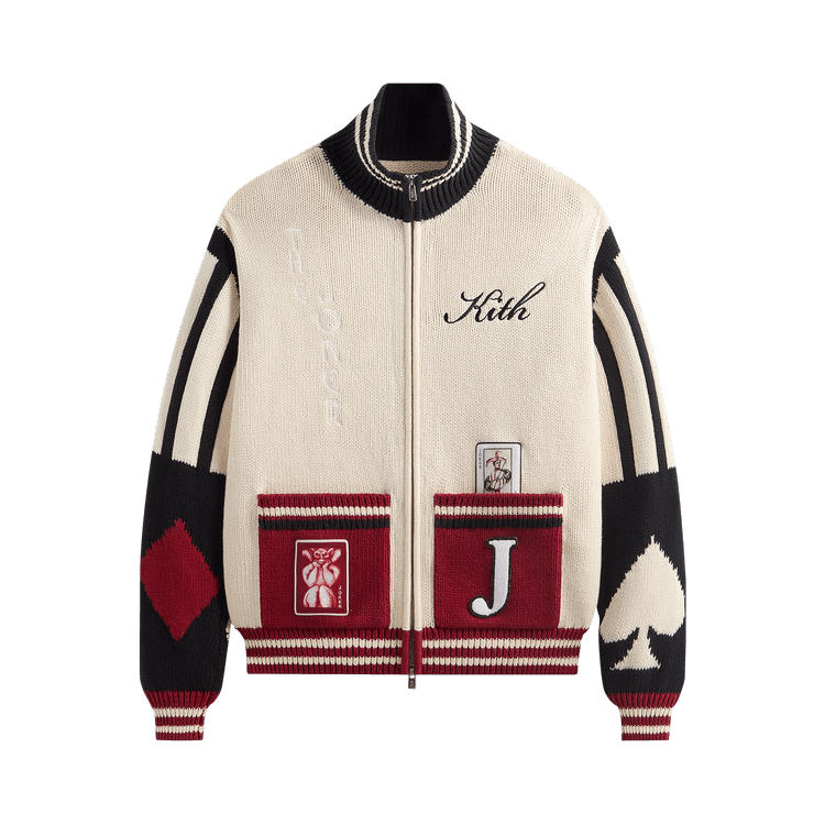 Kith x Batman Joker Wyona Full Zip Sweater "Sandrift"