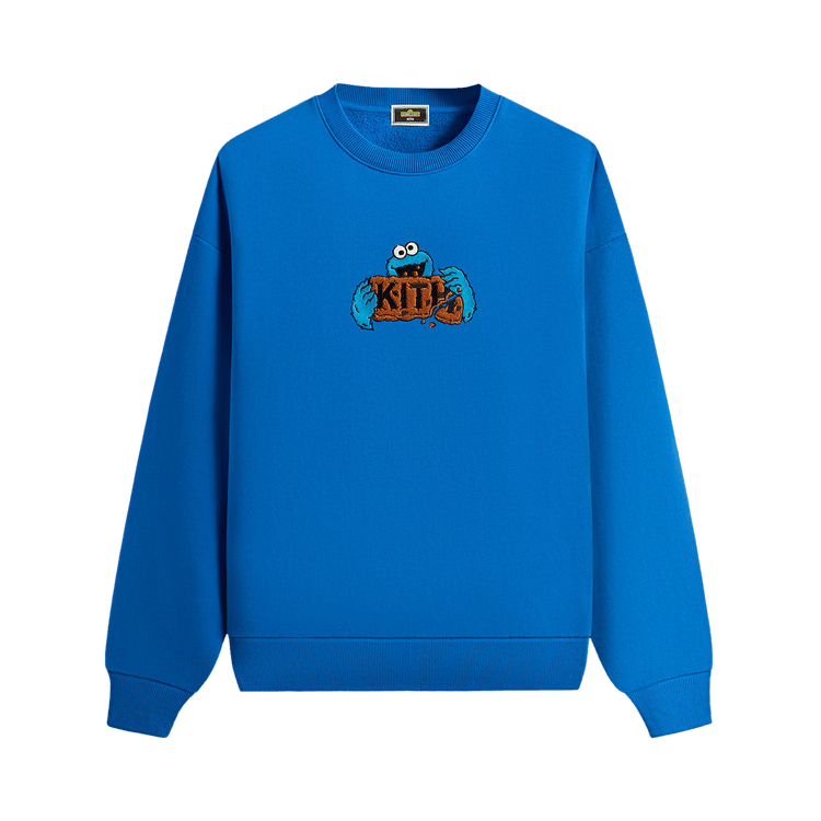 Kith x Sesame Street Cookie Monster Nelson Crewneck "Voyage"