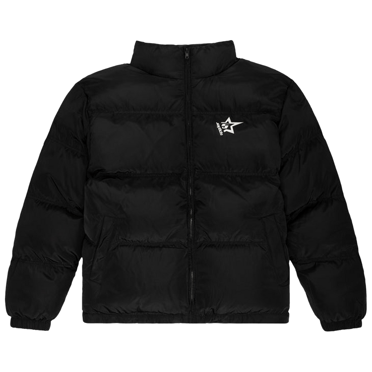 Sp5der 5Star Puffer Jacket "Black"