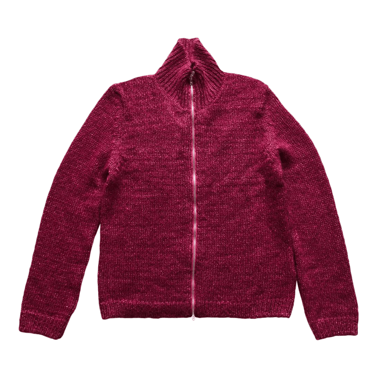 Our Legacy Float Funnel Zip Sweater "Pink"