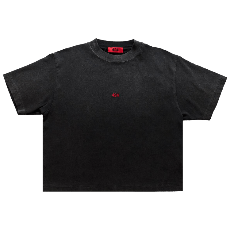 424 Cropped Alias T-Shirt "Black"