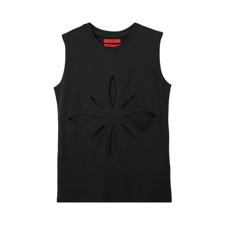 KUSIKOHC Origami Cut Out Sleeveless Top "Black"