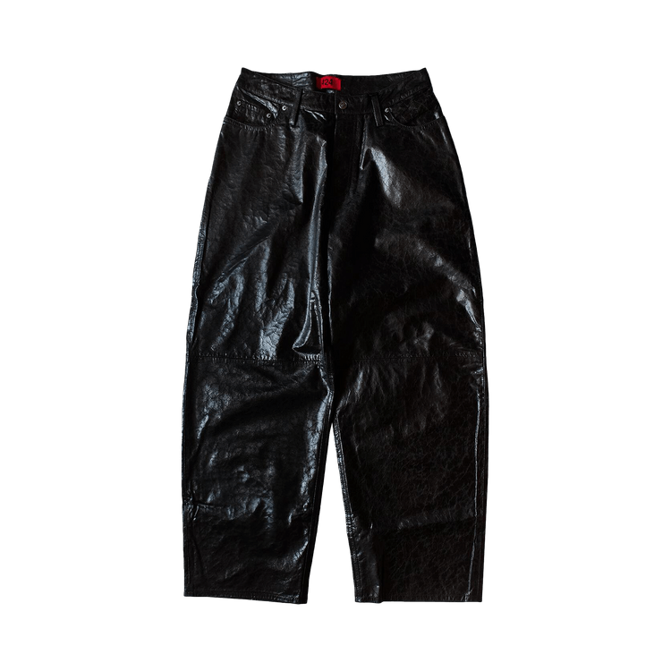 424 Big Daddy Leather Pant "Black"