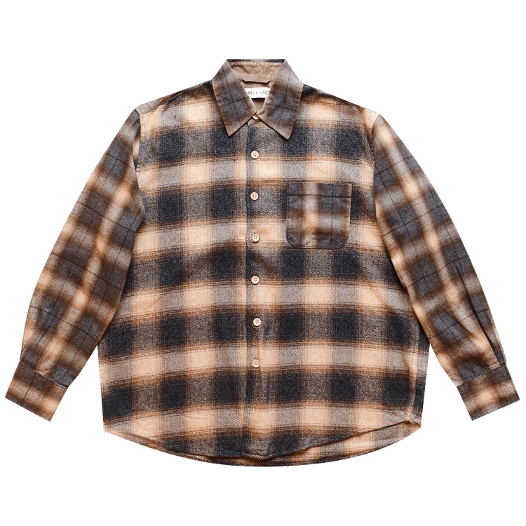 Our Legacy Check Plaid Above Shirt "Beige"