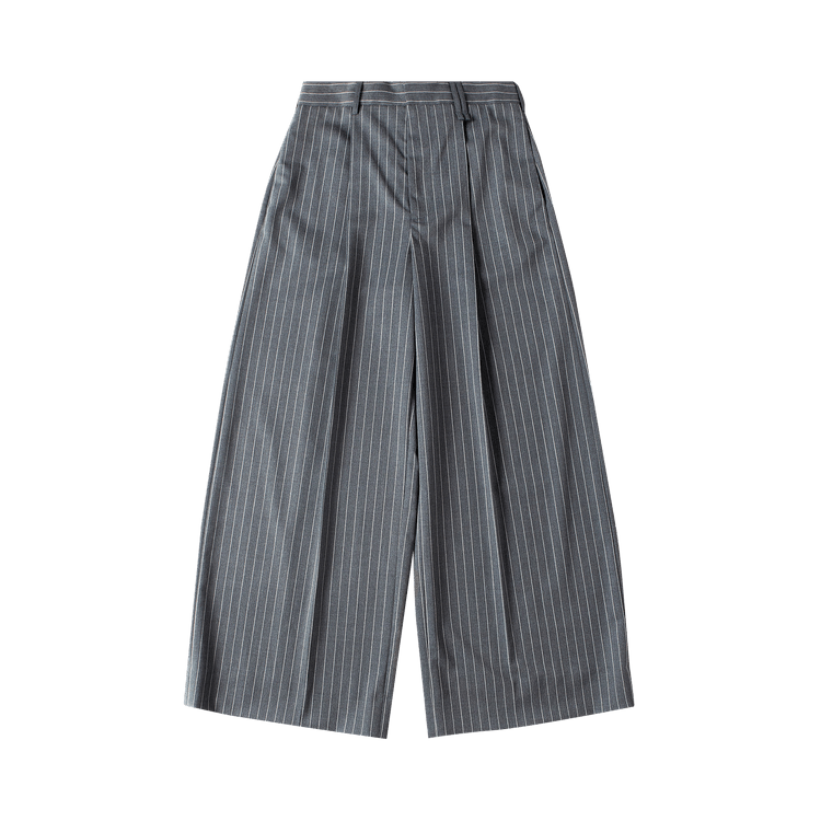 Simone Rocha Pleated Wide Leg Trouser "Grey"