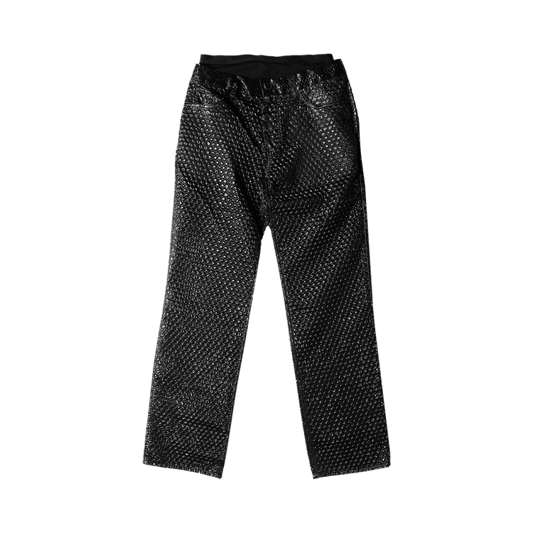 Helmut Lang Hole Punched Worker Pants "Black"
