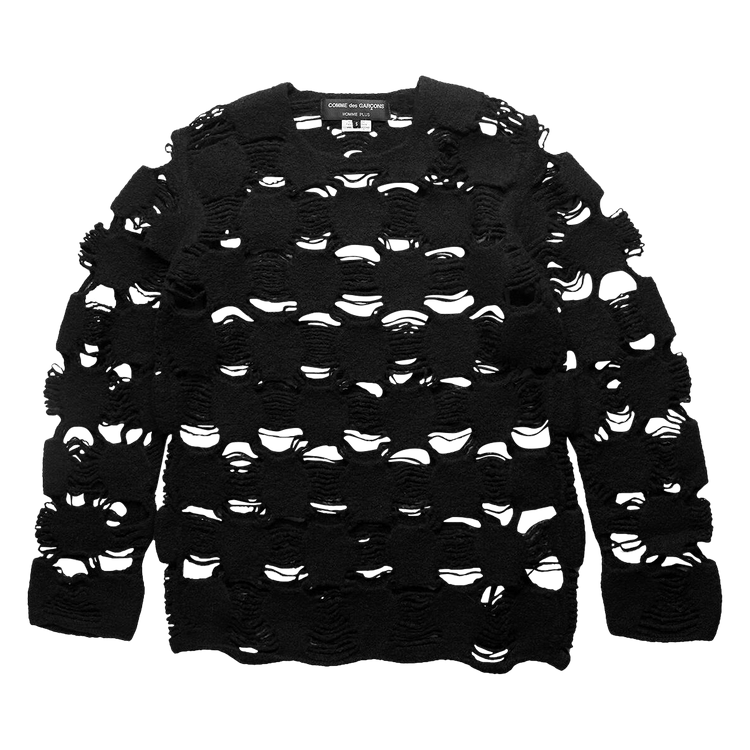 Comme des Garçons Homme Plus Open Knit Sweater "Black"