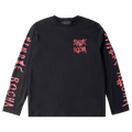 Simone Rocha Ribbon Logo Long-Sleeve T-Shirt "Black/Red"