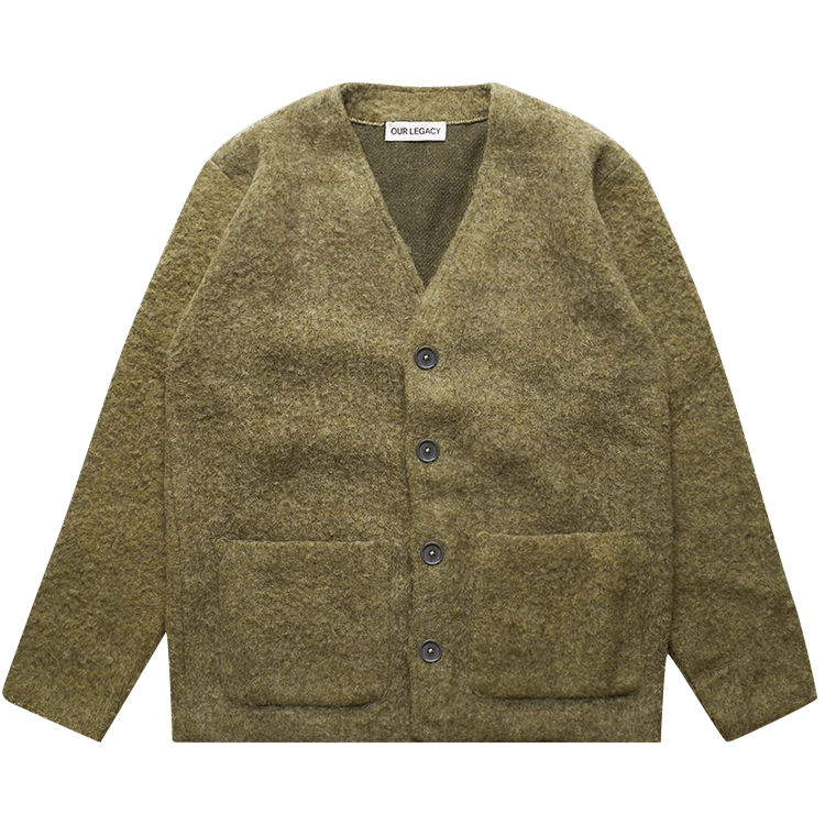 Our Legacy Brushed Cardigan "Green"