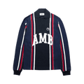 Ambush Long-Sleeve Embroidered Polo "Blue"