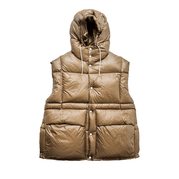 Jil Sander Quilted Padded Gilet "Brown"