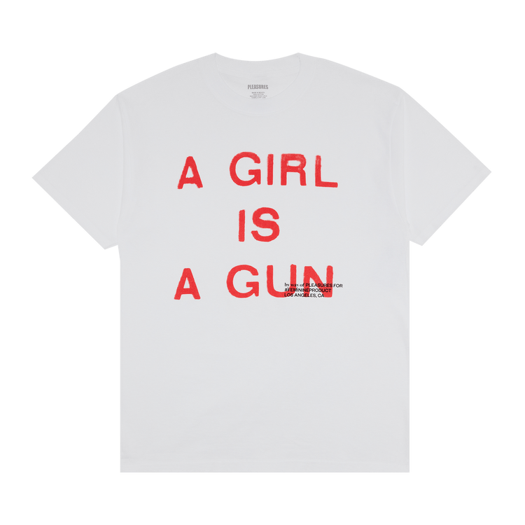 Pleasures Girl Is A Gun T-Shirt "White"