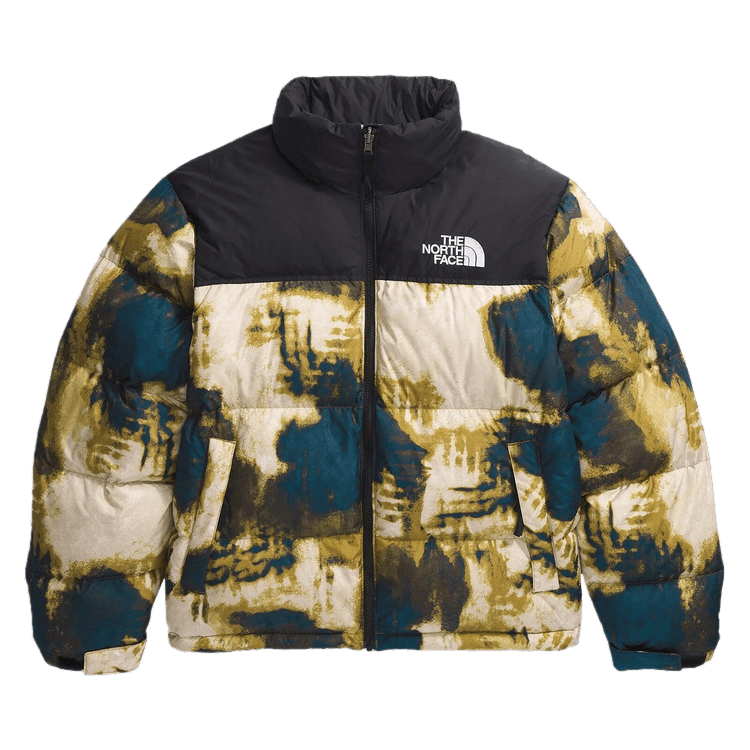 The North Face 1996 Retro Nuptse Jacket "Midnight Petrol/TNF Bleach Dye Print"