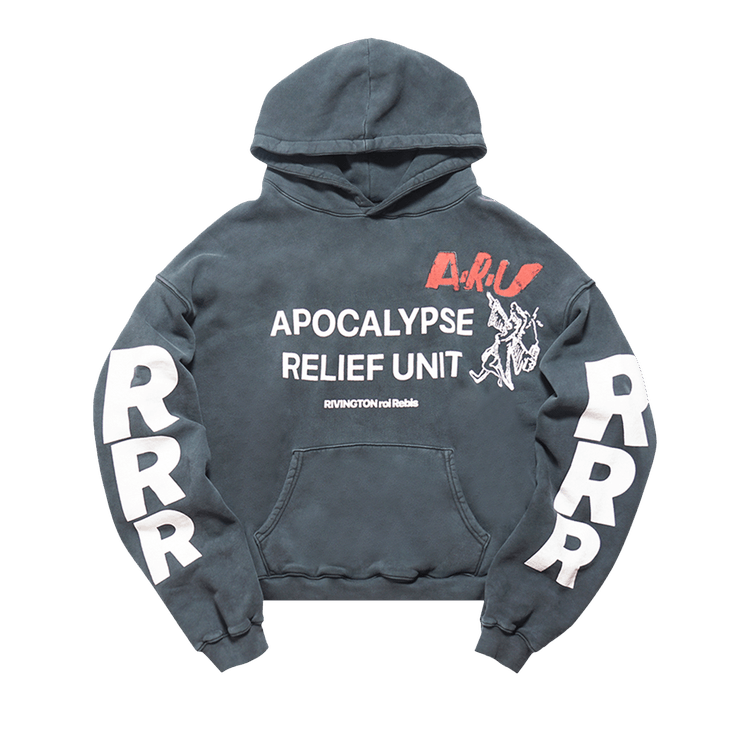 RIVINGTON roi Rebis Apocalypse Relief Unit CVA Hoodie "Vintage Black"