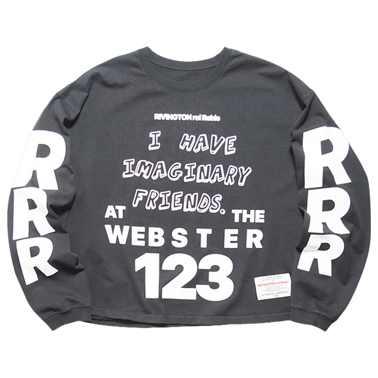 RIVINGTON roi Rebis Philemon CVA Long-Sleeve Tee "Vintage Black"