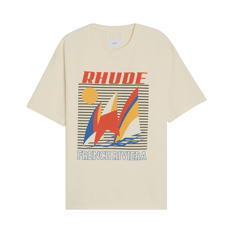 Rhude Poster Tee "Vintage White"
