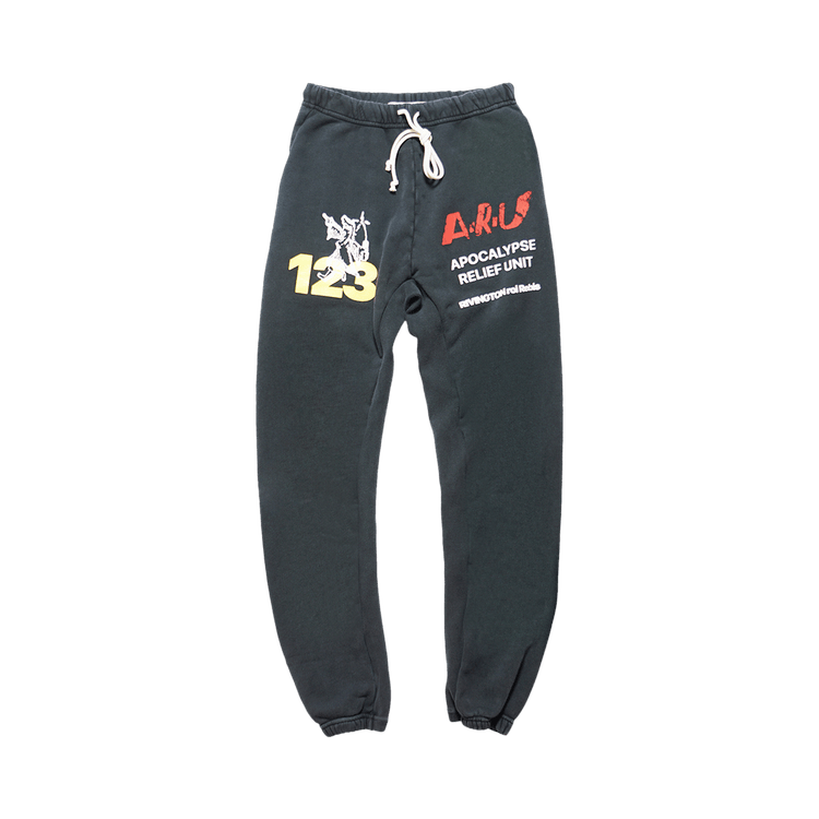 RIVINGTON roi Rebis Apocalypse Relief Unit Gymbag Sweatpants "Vintage Black"
